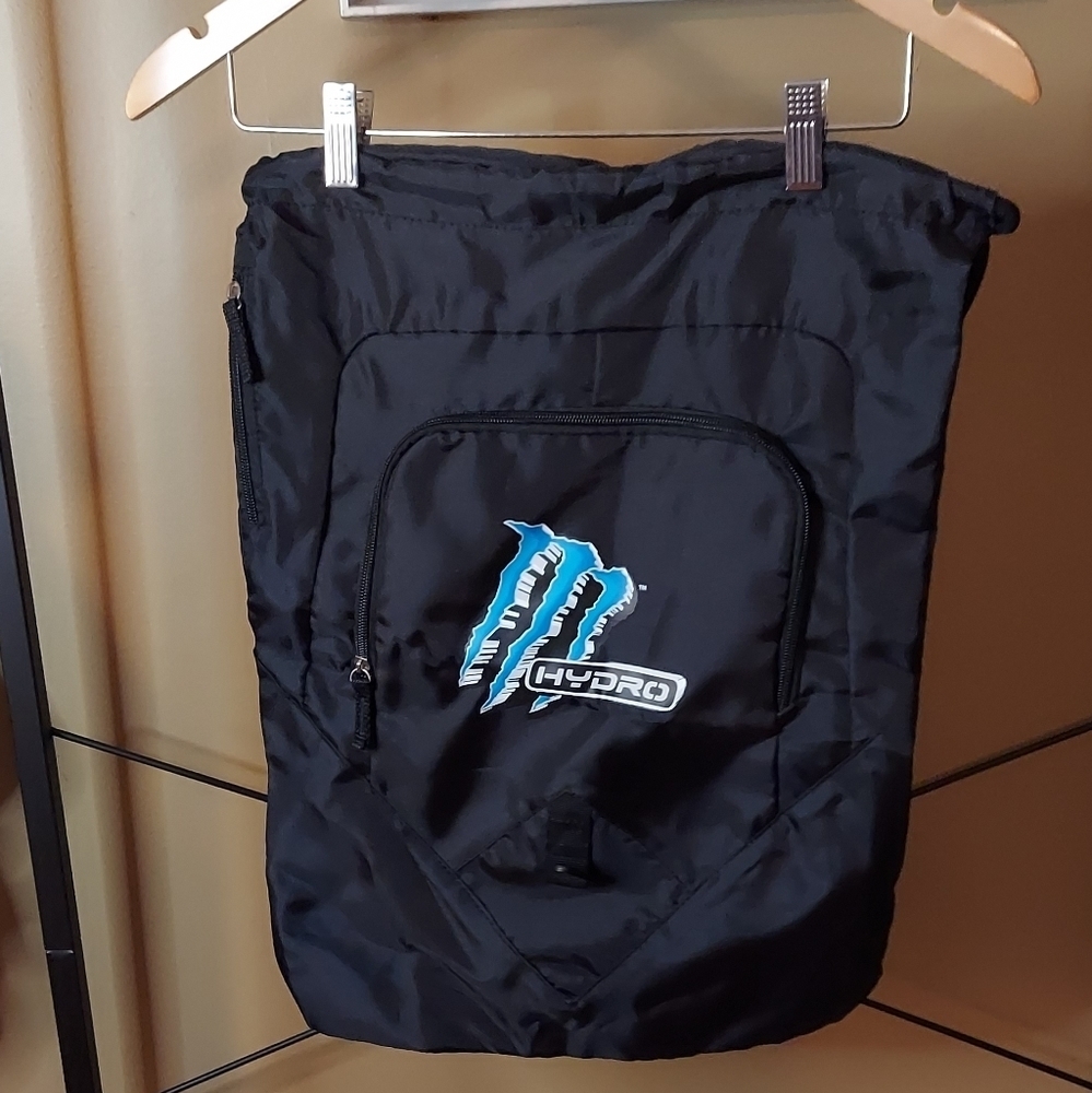 Monster Energy Adjustable Drawstring Backpack - image 1